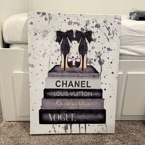 Chanel and Louis Vuitton Fashion Canvas Art